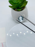 Aquamarine Round Faceted 10 mm Size  - Pack of 1 Piece - AAA Quality -  Medium Blue Color-  Natural Aquamarine Stone