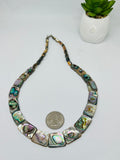 Abalone Shell  Necklace - AAA Quality- Length 18'' - Natural Abalone Shell Pearl - Shell Pearl Necklace