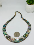 Abalone Shell  Necklace - AAA Quality- Length 18'' - Natural Abalone Shell Pearl - Shell Pearl Necklace