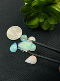 Ethiopian Opal Pear Cabochon 10X12-13 mm Size - Code # D36 - Pack of 1 Piece AAAA Quality - Opal Cabochon - Ethiopian Opal Cabochon