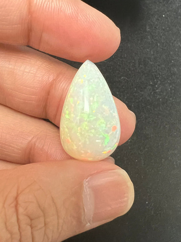 Ethiopian Opal Cabochon 24.40 X 14.80MM Size Height 8.90 MM • Weight 12.76 Cts • AAA Quality • Opal Cabochon • Natural Ethiopian Opal Cabs