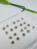 4MM Champagne color Moissanite faceted round , Pack of 1 PCs, Moissanite faceted loose stone