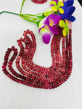 Pink Tourmaline 4-7MM Roundel beads. Fine quality beads , Length 15 Inch, origin Tanzania, Genuine Pink tourmaline beads, Rubellite roundel.