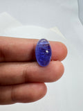 Tanzanite Oval 9X16MM  Cabochon - AAAA Quality Natural Tanzanite Cabs-Tanzanite Loose Stone, pack of 1 pc