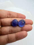 Tanzanite Oval 12X15  Cabochon - AAAA Quality Natural Tanzanite Cabs-Tanzanite Loose Stone, pack of 1 pc