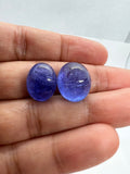 Tanzanite Oval 12X15  Cabochon - AAAA Quality Natural Tanzanite Cabs-Tanzanite Loose Stone, pack of 1 pc