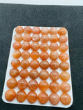 Sunstone 8mm cabs - Pack of 5 Pieces  -AA Quality, Sunstone Round Cabochon -Natural Sunstone Cabs