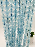 Aquamarine Round Beads - 8 mm Size - AAA Quality - Length 40 cm- Code #T2