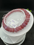 Ruby Bracelet • 8 mm Size • Code R2 • 7.5  Inch Length • AAA Quality • Natural Ruby Faceted Roundel Bracelet