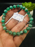 Emerald  Round Bracelet - 7.80 mm Size - Code #E2 AAA Quality - Natural Emerald Bracelet - Length 7.5 Inch