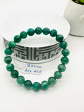 Emerald  Round Bracelet - 8.50 mm Size - Code #E8 AAA Quality - Natural Emerald Bracelet - Length 7.5 Inch