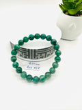 Emerald  Round Bracelet - 8.50 mm Size - Code #E8 AAA Quality - Natural Emerald Bracelet - Length 7.5 Inch