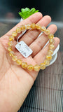 Golden Rutile Round Bracelet • 8 mm Size • Code B6 • 4A Quality • Natural Rutilated Quartz Bracelet