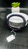 Sugulite Bracelet 10 mm Size • Code S4 • AAA Quality • Sugulite Roundel Bracelet 7.5 Inch Length • Natural Sugulite - Purple Color
