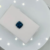 London Blue Topaz Faceted Cushion 9 mm - Pack of 1 Piece - AAA Quality - Loose gemstone - London Blue topaz Cut