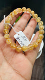 Golden Rutile Round Bracelet • 8 mm Size • Code B4 • 4A Quality • Natural Rutilated Quartz Bracelet