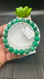 Emerald Round Bracelet - 10.5 mm Size - Code #A11   - Natural Emerald Bracelet - Length 7.5 Inch