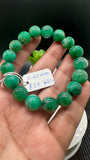 Emerald Round Bracelet - 11.50 mm Size - Code #A14  - Natural Emerald Bracelet - Length 7.5 Inch