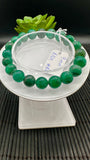 Emerald Round Bracelet - 9 mm Size - Code #A5   - Natural Emerald Bracelet - Length 7.5 Inch
