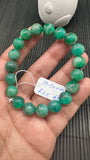 Emerald Round Bracelet - 10.50 mm Size - Code #A9 - Natural Emerald Bracelet - Length 7.5 Inch
