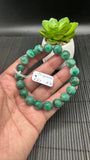 Emerald Round Bracelet - 10.5 mm Size - Code #A11   - Natural Emerald Bracelet - Length 7.5 Inch