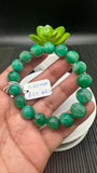 Emerald Round Bracelet - 11.50 mm Size - Code #A14  - Natural Emerald Bracelet - Length 7.5 Inch